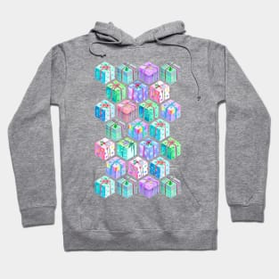 Christmas Gift Hexagons Hoodie